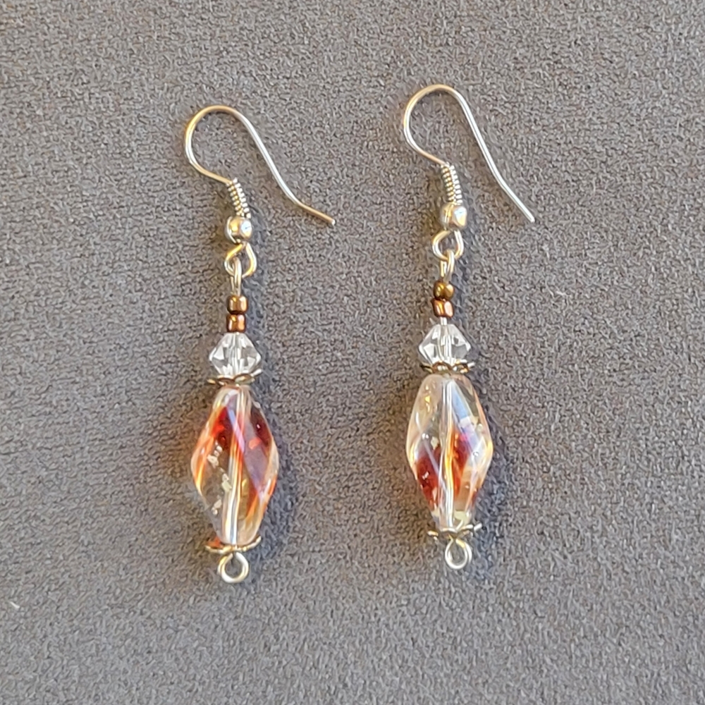 Glow In The Dark Bead Earrings